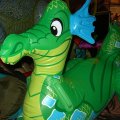 Inflatable Banzai Dragon ride-on