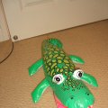 Vintage Green Alligator with Clear Mouth