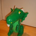 13 inch inflatable dragon toy Vintage