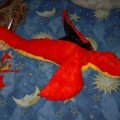 Small red dragon in the making by Khast 2005