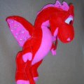 Hot Pink Dragon with Sequins 19 inc Classic Toy Co