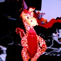 Medium Plush Scaly Red Dragon Classic Toys Company Front View