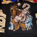 Pirate dragon shirt Back liquid blue