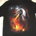 Dragon Lava Shirt, Spiral Direct - Backside