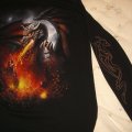 Dragon Lava Shirt, Spiral Direct - Sleeves