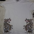 Dragonfly embriodered dragon shirt