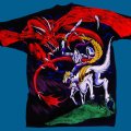 Red Dragon shirt (Rear), Prof - Red Dragon shirt (Rear), Prof, Liquid blue